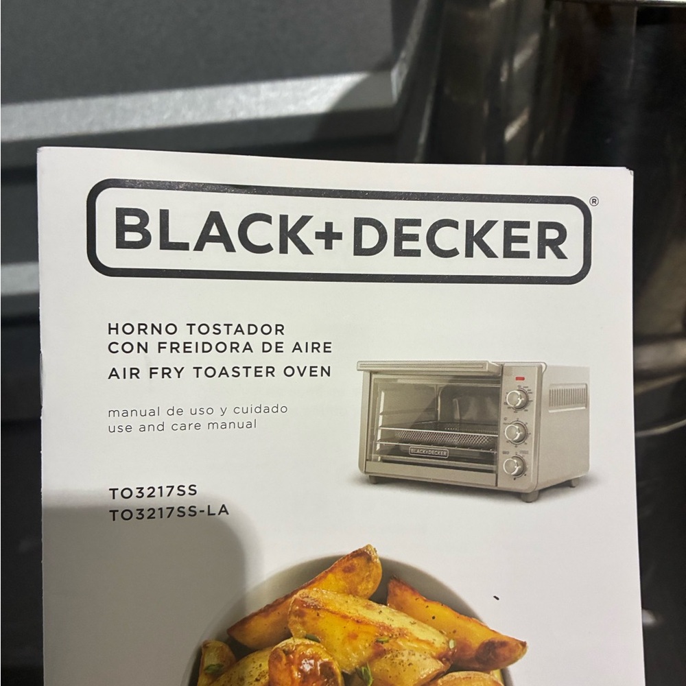 Black & Decker Stainless Steel Air Fry Toaster Oven